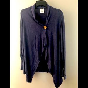 New Women’s SERRA blue shawl cardigan